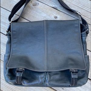 Vintage COACH Black Messenger Bag